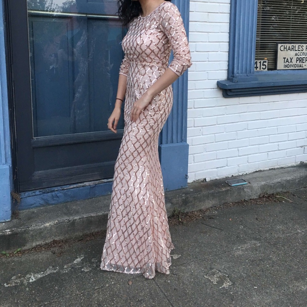 LULUS SEQUN MAXI DRESS